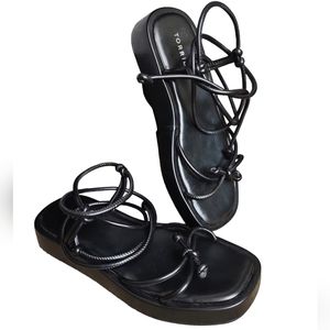 Torrid Size 10WW (Wide Width) Black Sandals